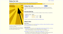 Desktop Screenshot of paleoforlife.org