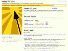 Tablet Screenshot of paleoforlife.org